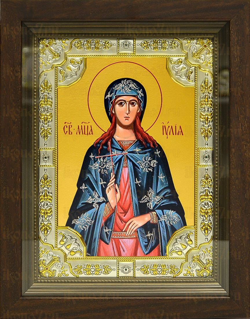 Юлия (Иулия) Карфагенская (24х30), серебро