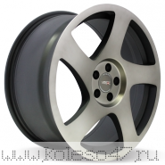 VISSOL V-006 8.5x18/5x112 ET45 D66.6 BLACK MACHINED WITH DARK TINT