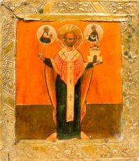 Икона Николай Можайский (копия старинной)