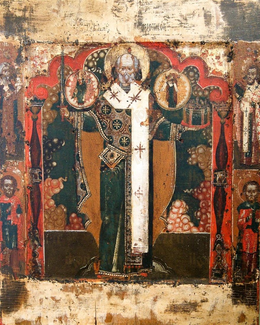 Икона Николай Можайский (копия старинной)