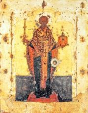 Икона Николай Можайский (копия 14 века)