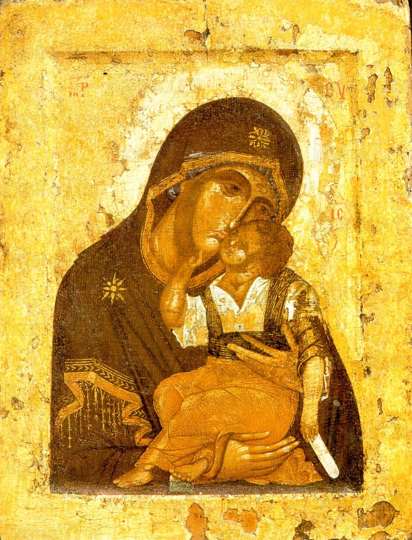 Икона Умиление Елеуса (копия 14 века)