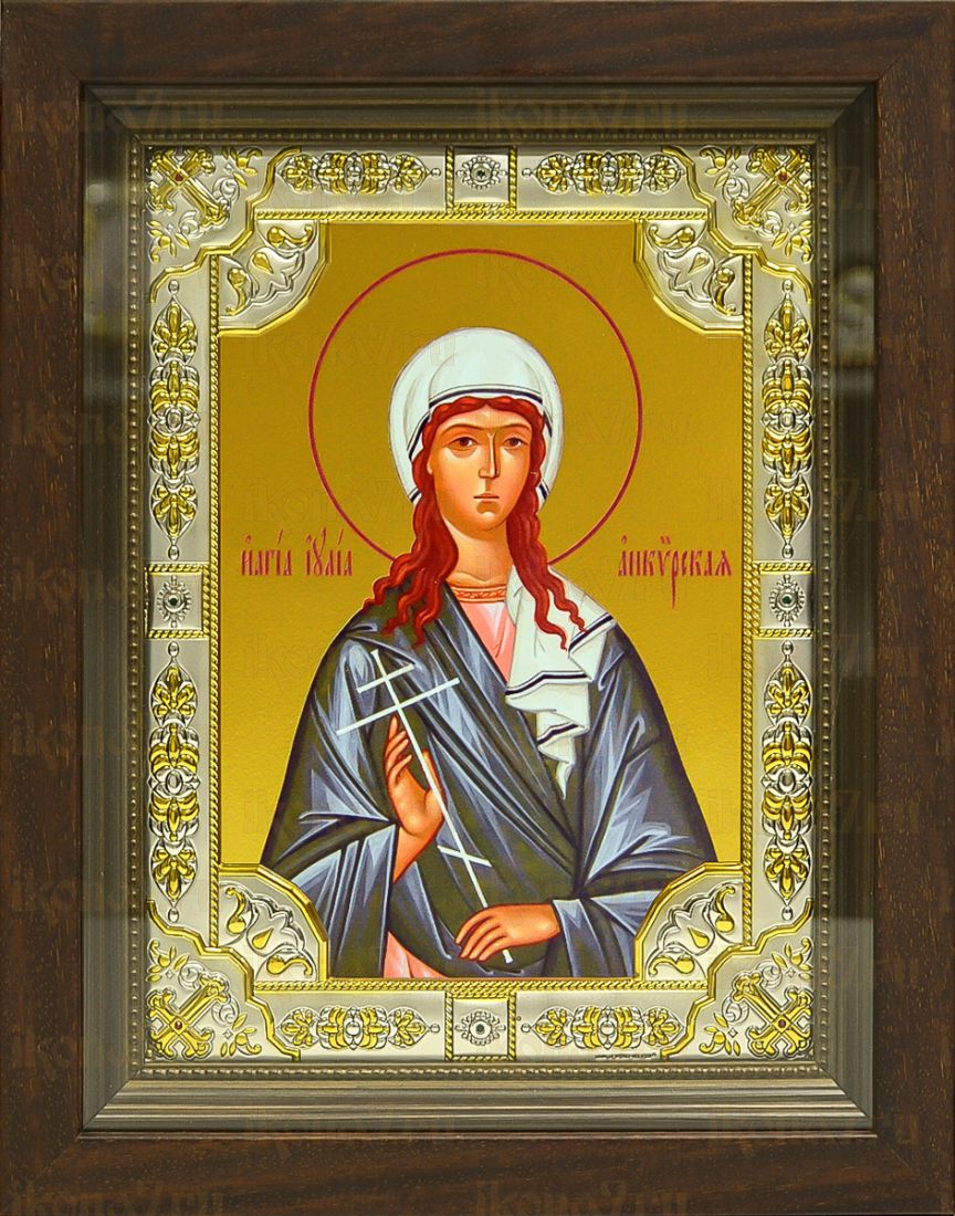 Иулия (Юлия) Анкирская (24х30), серебро
