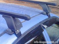 Багажник на крышу Ravon R2 2016-... , Lux, прямоугольные стальные дуги