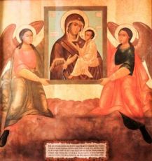 Тихвинская икона Божией Матери (копия старинной)
