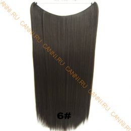 Искусственные термостойкие волосы на леске прямые №006 (60 см) - 100 гр.