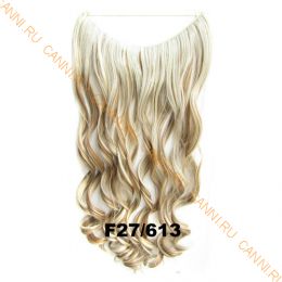 Искусственные термостойкие волосы на леске волнистые №F027/613 (60 см) - 100 гр.