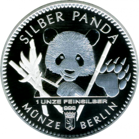 Германия 2017 Серебряная Панда серебро унция