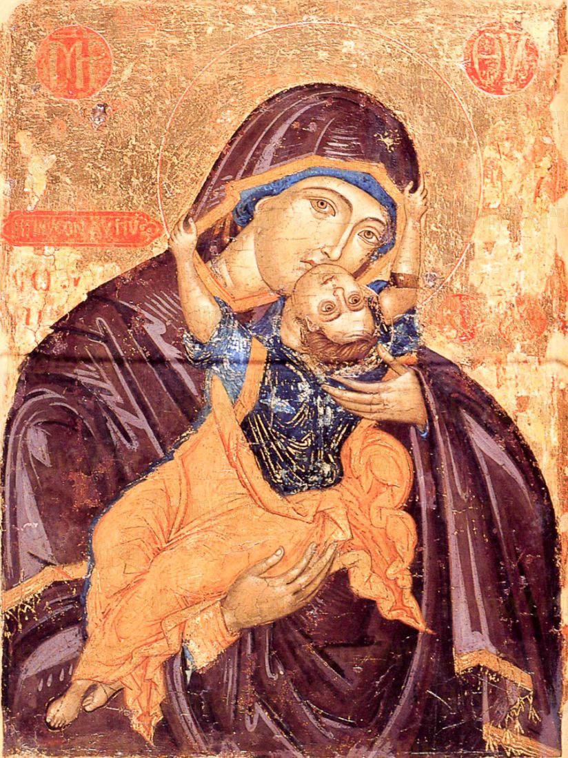Кардиотисса Сердечная икона Божией Матери (копия старинной)