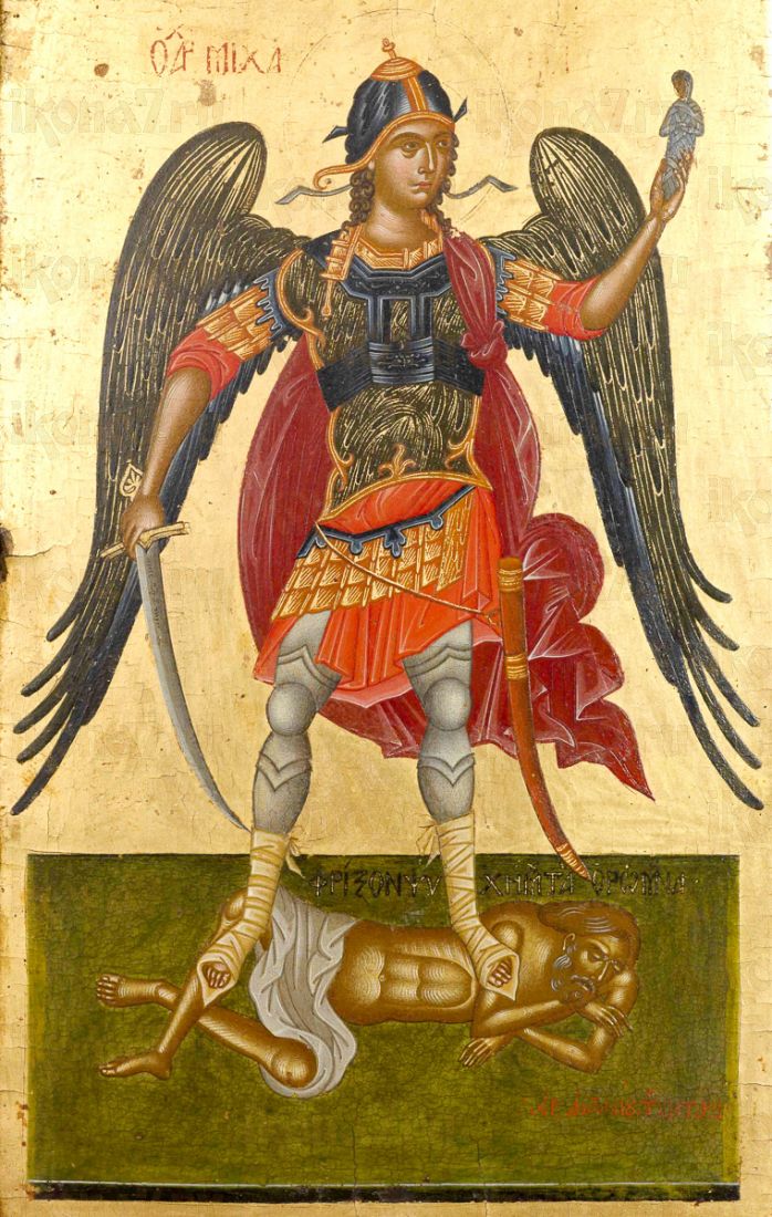 Икона Михаил Архангел (копия 17 века)