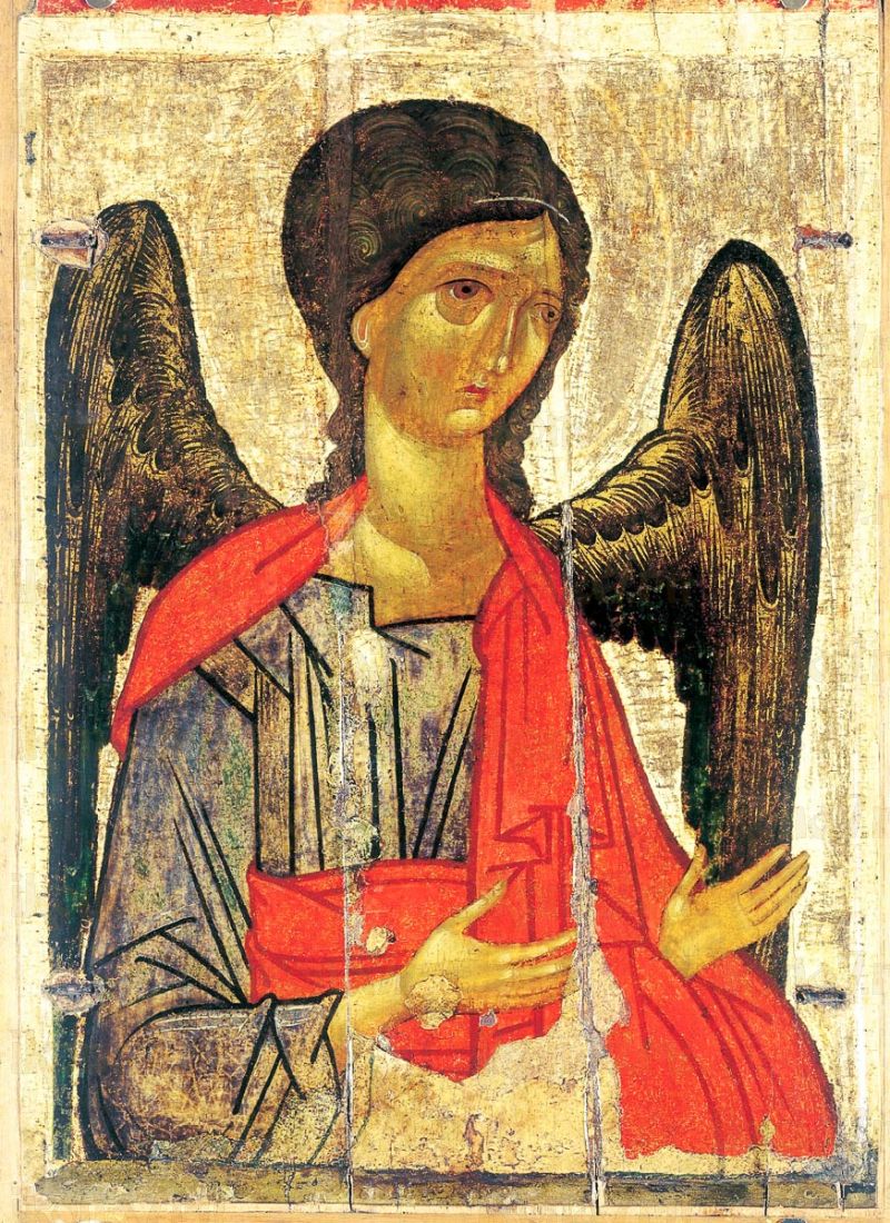 Икона Михаил Архангел (копия 14 века)