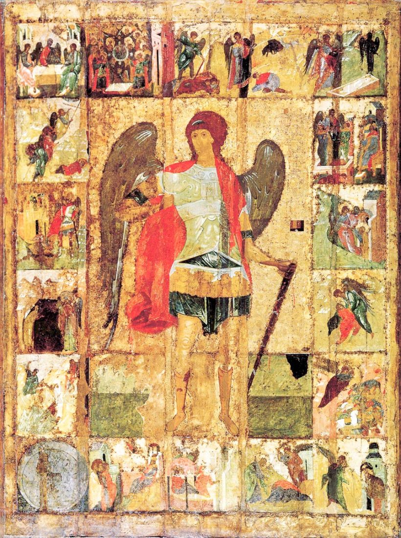 Икона Михаил Архангел (копия 15 века)