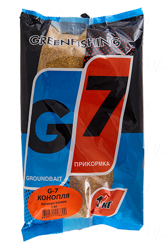 Прикормка GREENFISHING "G-7 Конопляный микс", вес 1 кг