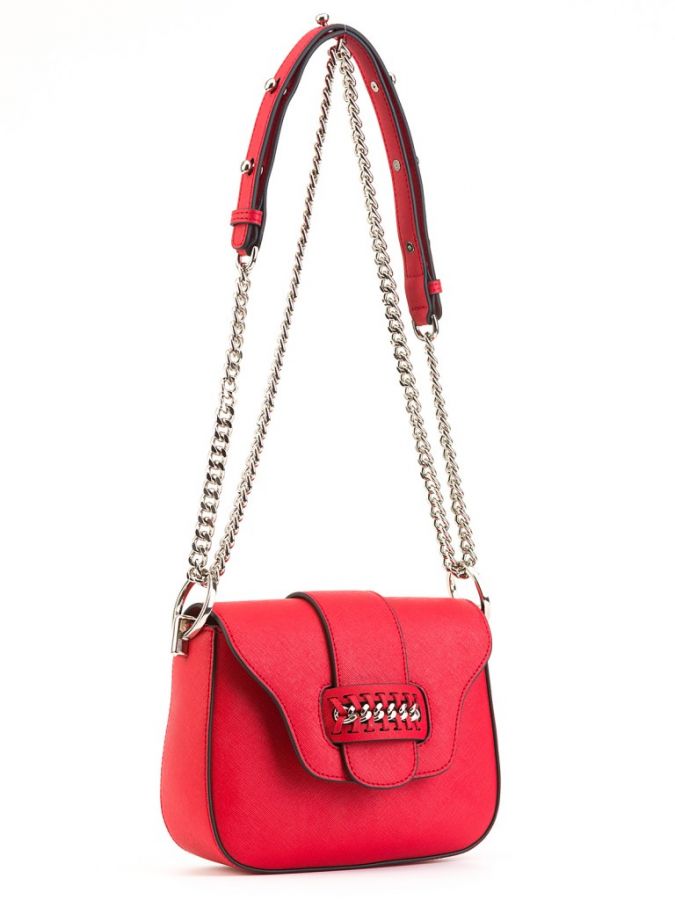 Красная сумочка через плечо LABBRA L-A185-02-00025694