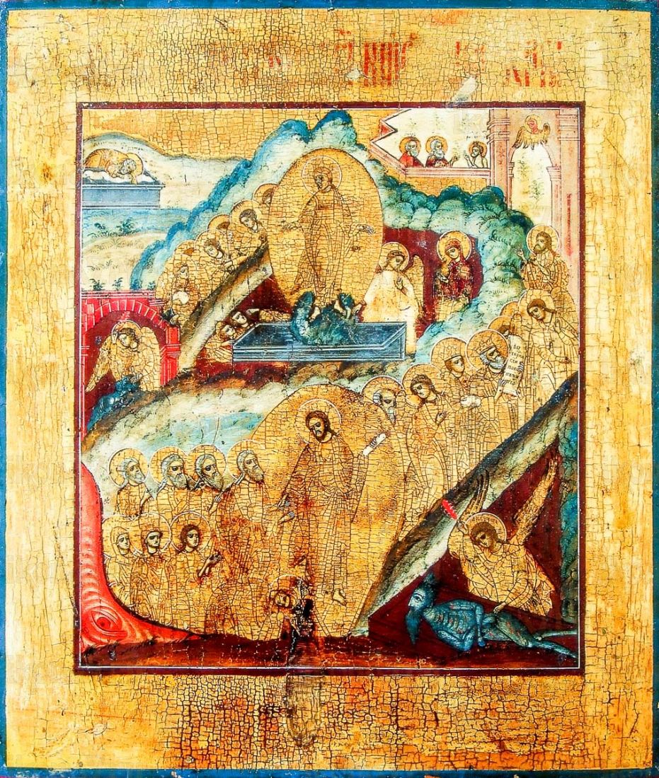 Икона Воскресение Христово (копия 19 века)