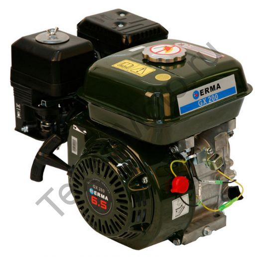 Двигатель Erma Power GX200 D20(6,5 л. с.) аналог Honda GX200 для болотохода