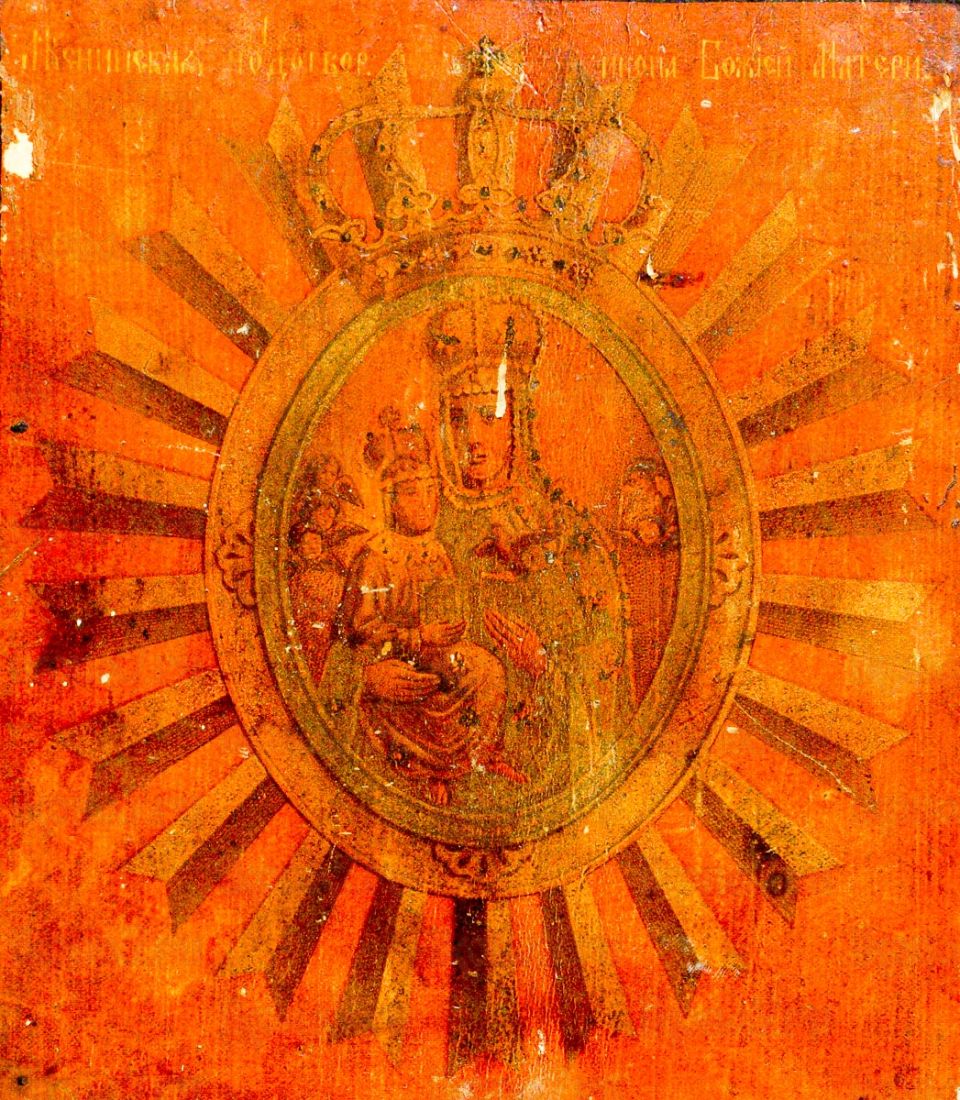 Леснинская икона Божией Матери (копия 19 века)