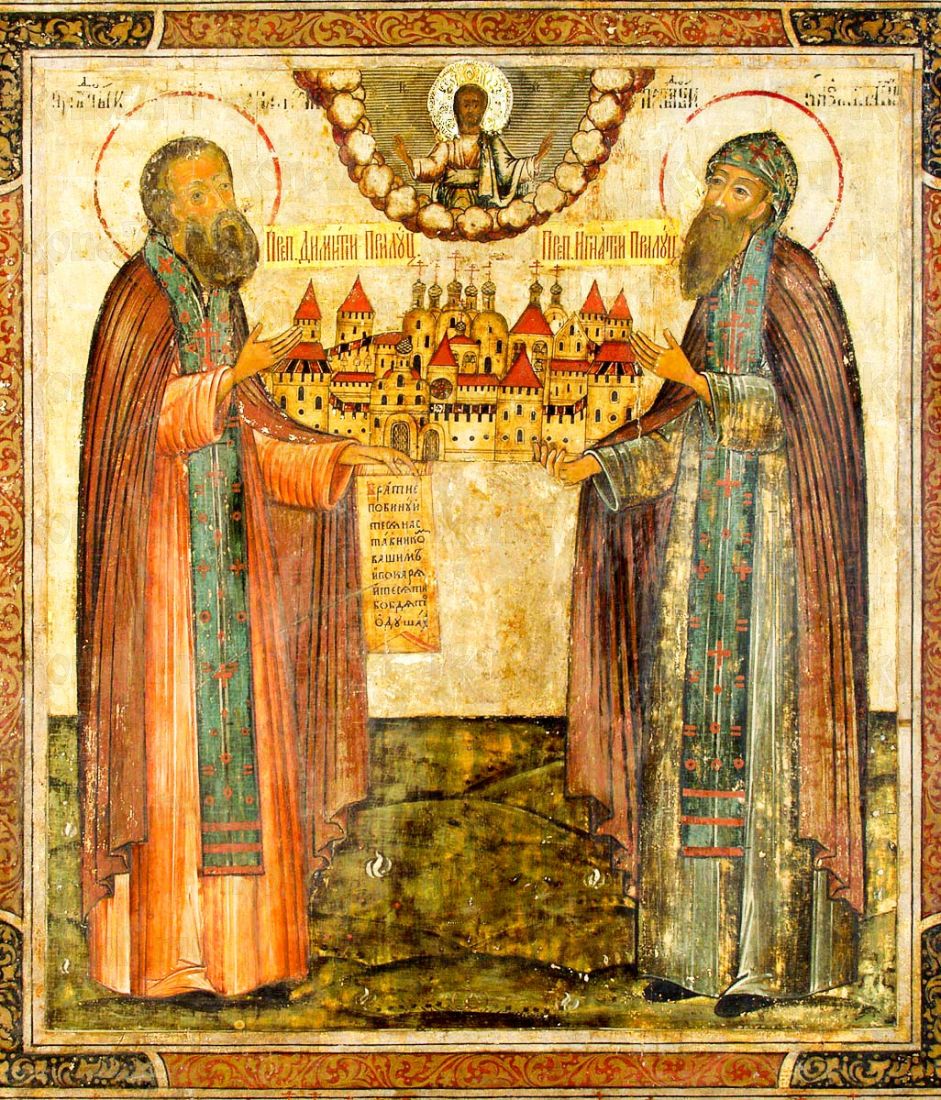 Икона Димитрий и Игнатий Прилуцкие (копия 17 века)
