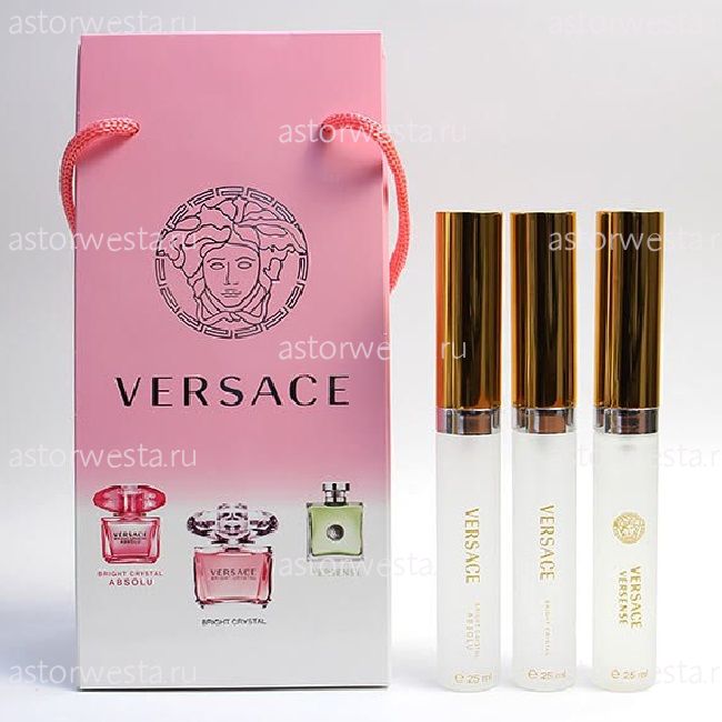 Подарочный набор Versace  for women, 3х25 мл (ПОД ЗАКАЗ)