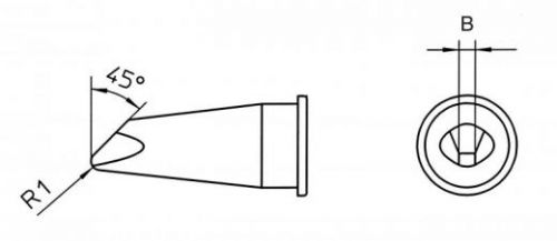 Жало / Наконечник Weller LHT D 45