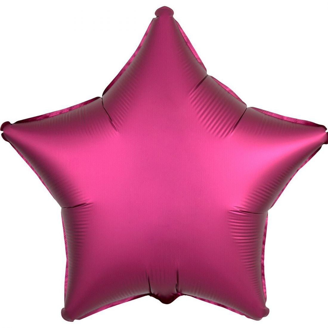 Звезда Гранат (Сатин) шар фольгированный с гелием