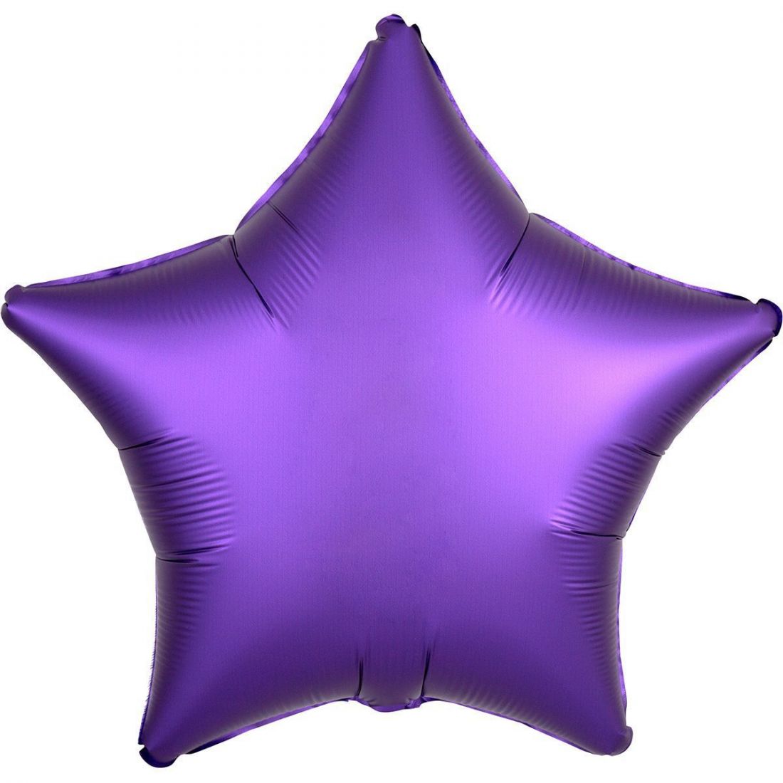 Звезда Пурпур (Сатин) шар фольгированный с гелием