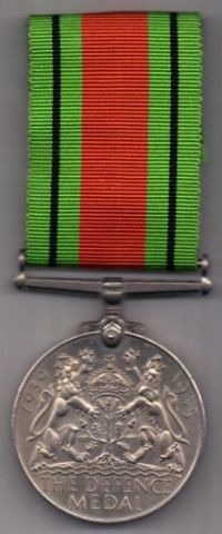 медаль 1939-1945 г. AUNC Оборона Великобритании.