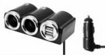 Разветвитель авто OLESSON 1502 (2 гнезда+2*USB) (*10)