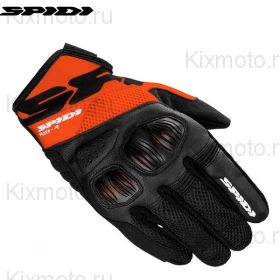 Мотоперчатки Spidi Flash-R Evo, Черно-оранжевые