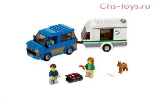 Конструктор LEPIN Cities Фургон и дом на колесах 02048 (Аналог Lego City 60117) 270 дет