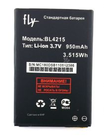 Аккумулятор FLY BL4215 для телефона Q115, MC180, MC181, B501 950 mah
