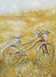 Почтовая открытка Солнечный велосипед