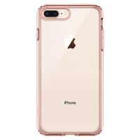 Купить чехол Spigen Ultra Hybrid 2 для iPhone 8 Plus кристально-розовый