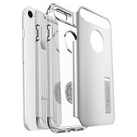 Чехол Spigen Slim Armor для iPhone 8 серебристый