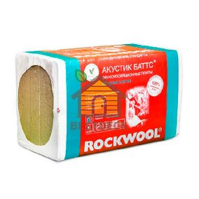 Rockwool акустик баттс 1000х600х50 мм (10 шт)
