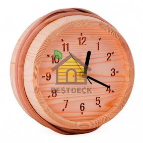 Часы SAWO 530-P из сосны для сухого помещения