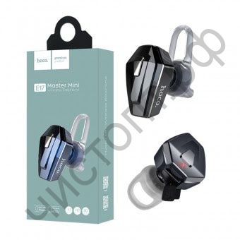 Bluetooth гарнитура моно HOCO E17, цвет: серый