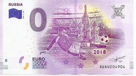 Чемпионат мира по Футболу 2018 Набор  сувенирных евробанкнот ( 32 банкноты )