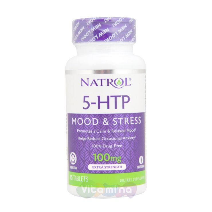 Natrol 5-HTP 100 мг быстрорастворимые табл