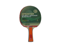 Ракетка для игры в настольный тенис Sprinter 1*, для начинающих игроков. Скорость: 6 Вращение: 6 Контроль: 7, артикул 11057