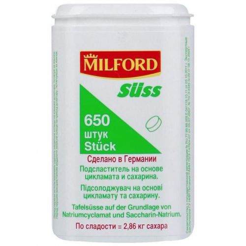Сахарозаменитель Milford 39гр (650 таблеток)
