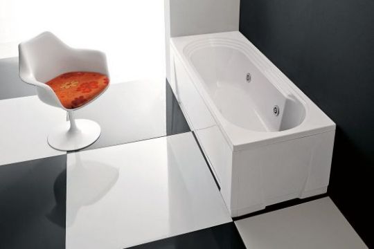 Гидромассажная ванна с экраном Gruppo Treesse Cristina 150x70 V633 схема 1