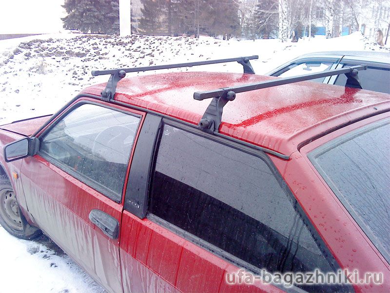 Багажник на крышу на ВАЗ 2108-21099 (Атлант, Россия) - стальные дуги