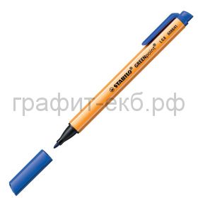 Ручка капиллярная Stabilo GREENpoint 0.8мм синяя 6088/41