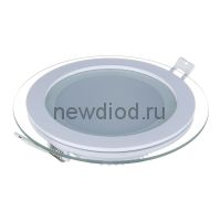 Светильник встраиваемый OREOL Glass Rlp 9W-720Lm 95/120mm 3000K
