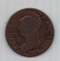 5 сантим LAN 8 -1799 г. Франция