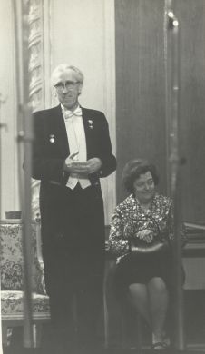 Д.Б. Кабалевский с женой Л.П. Кабалевской (1984г.)