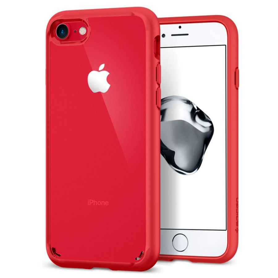 Чехол Spigen Ultra Hybrid 2 для iPhone 7 Plus красный