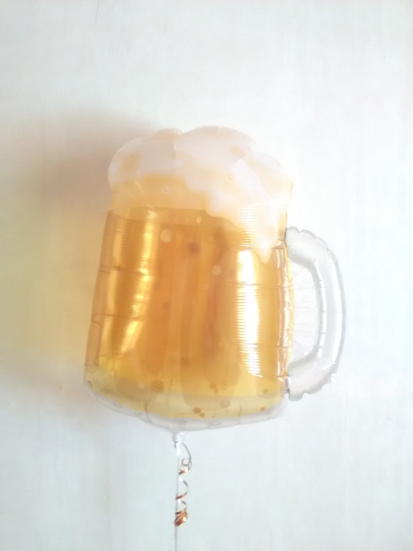 Кружка пива шар фольгированный с гелием