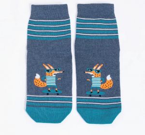 синие детские носки
